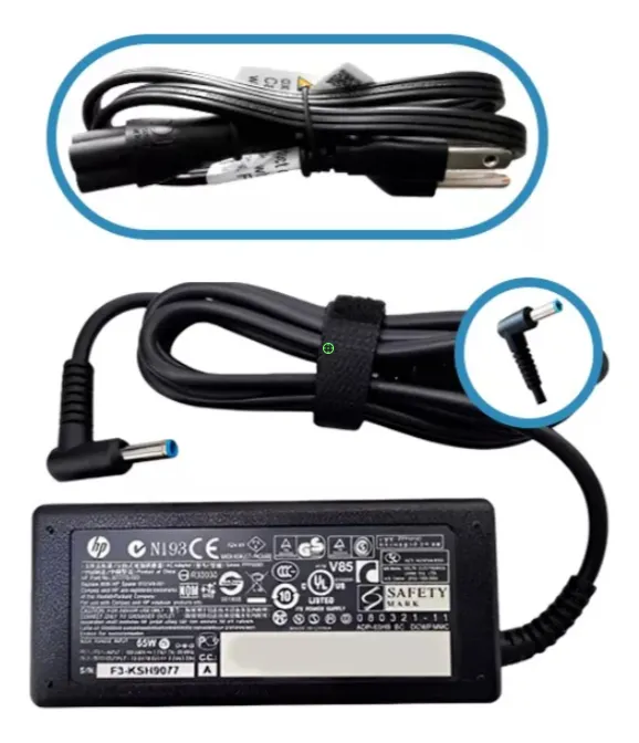 CARGADOR HP 19.5V 2.31A 45W 4.5*3.0 PUNTA CELESTE