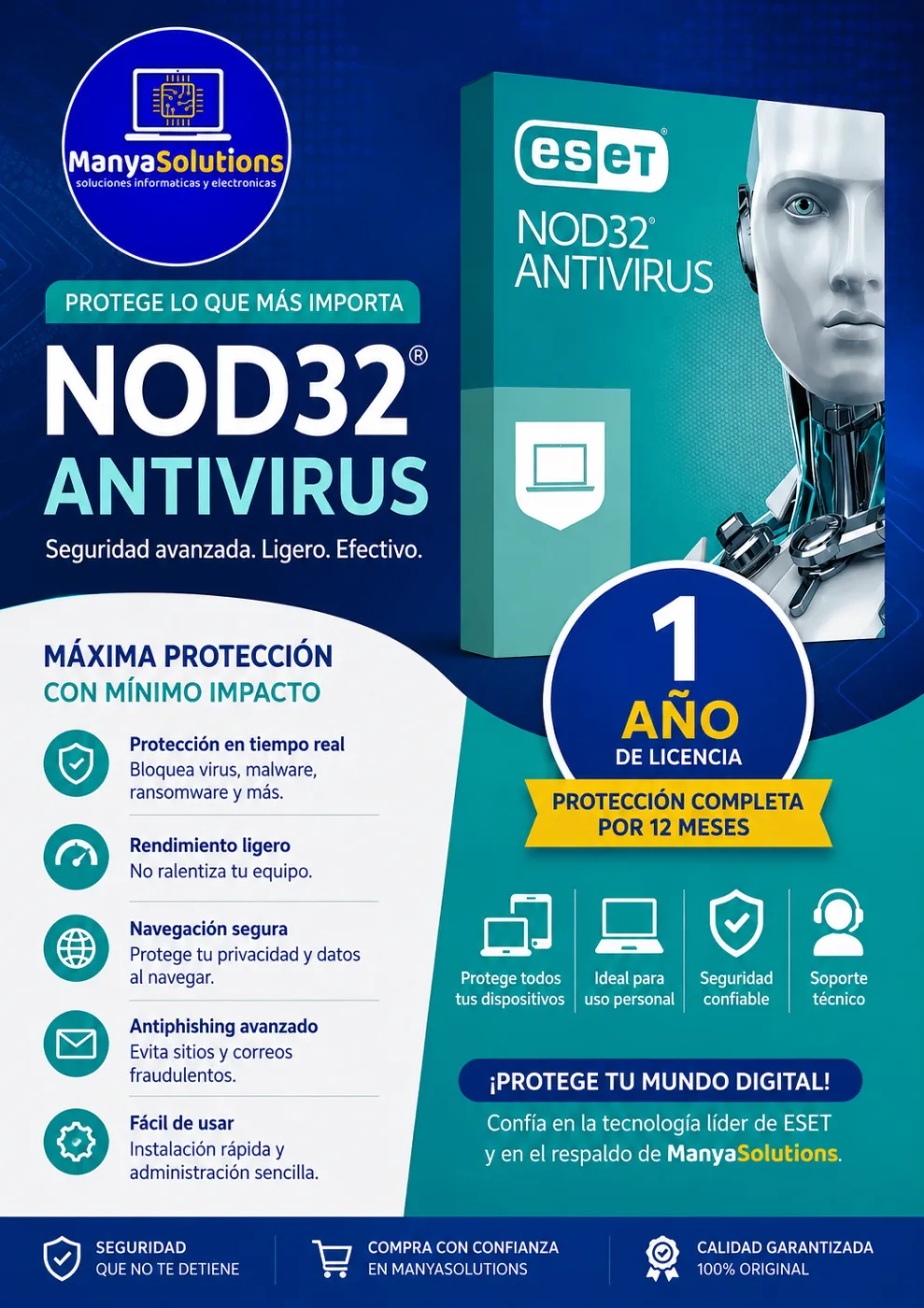 Nod antivirus x 12 meses
