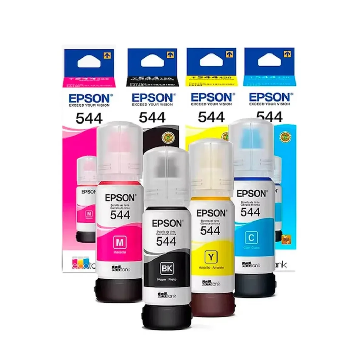 Tinta Epson T544 Pack 4 Colores L3210 L3250 L5290 L5590