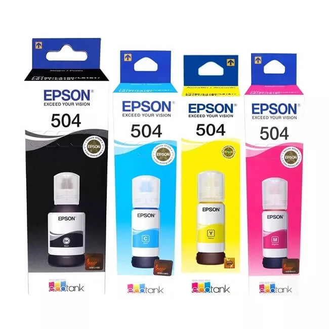 KIT DE 4 TINTAS EPSON 504