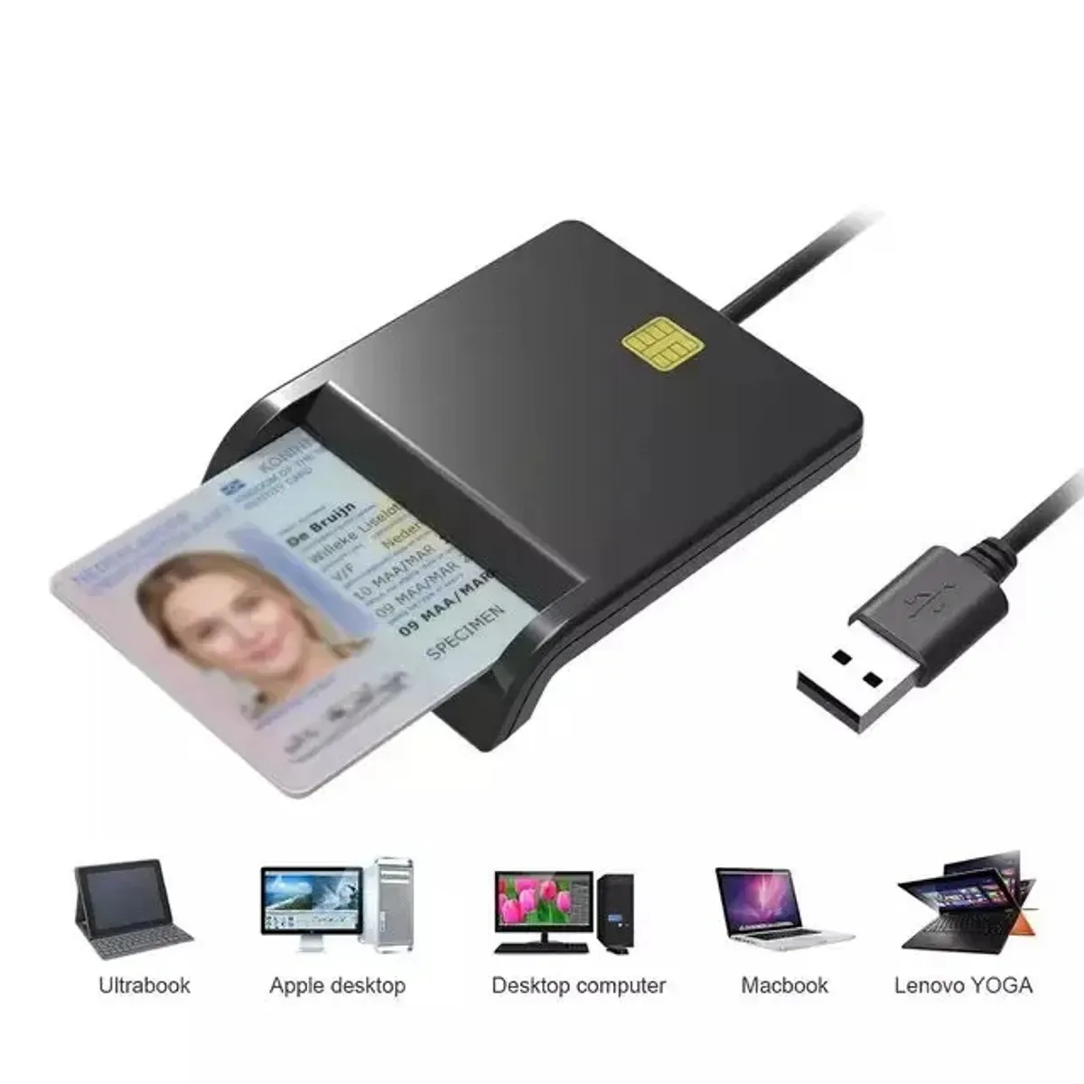 Lector Dni Electrónico Smart Card Compatible Con Dni 3.0
