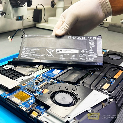 Cambio de batería de laptop